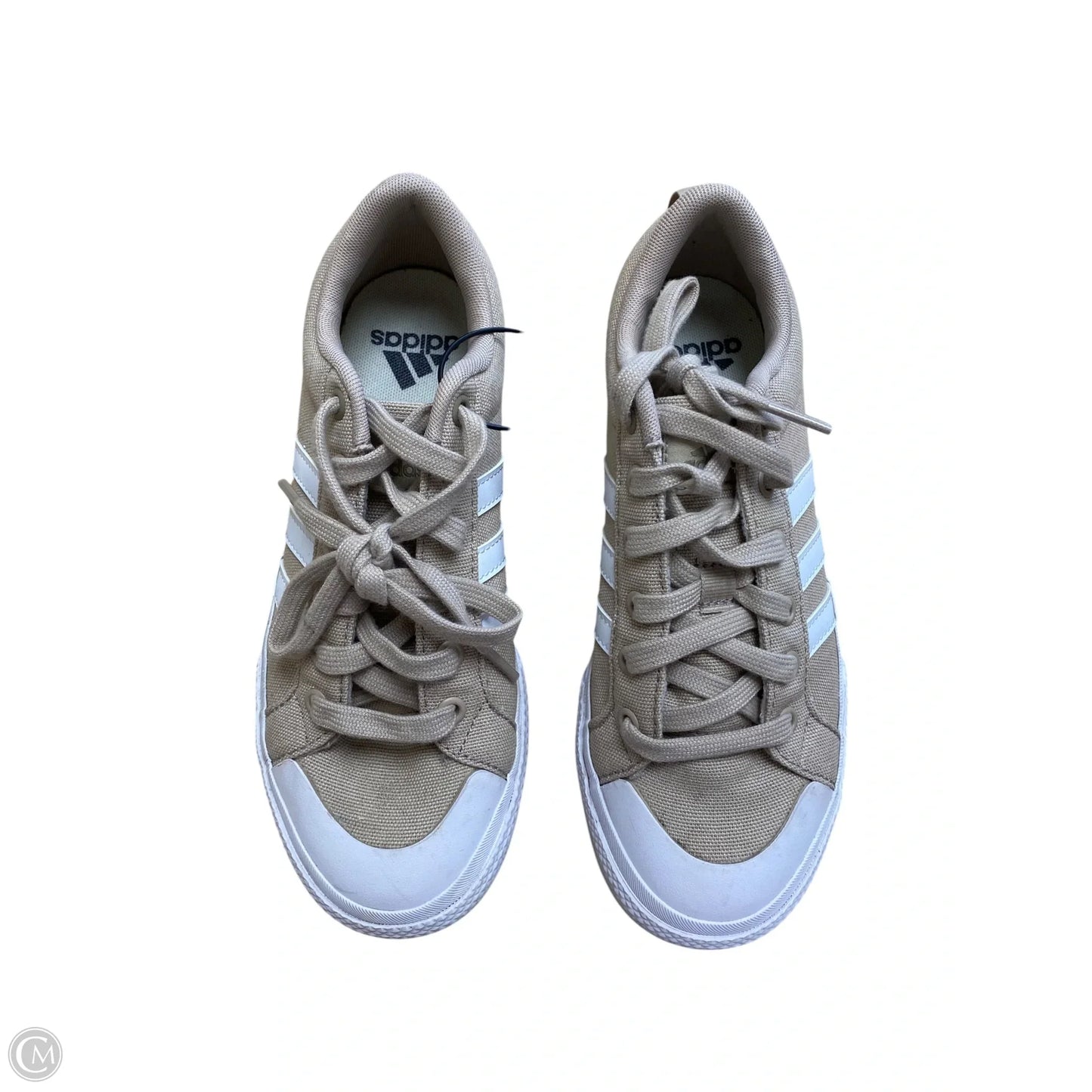 Shoes Sneakers By Adidas In Tan, Size: 7