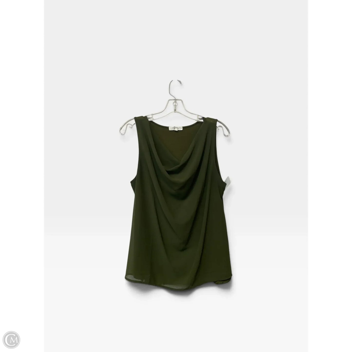 Top Sleeveless By Clothes Mentor In Green, Size: M