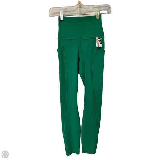 Athletic Leggings By Lululemon In Green, Size: 2