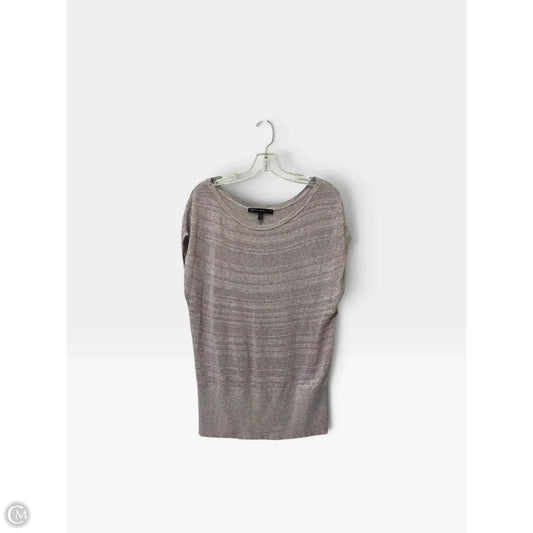 Top Short Sleeve By White House Black Market In Purple, Size: L