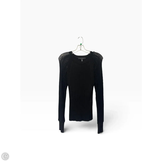 Top Long Sleeve By White House Black Market In Black, Size: L