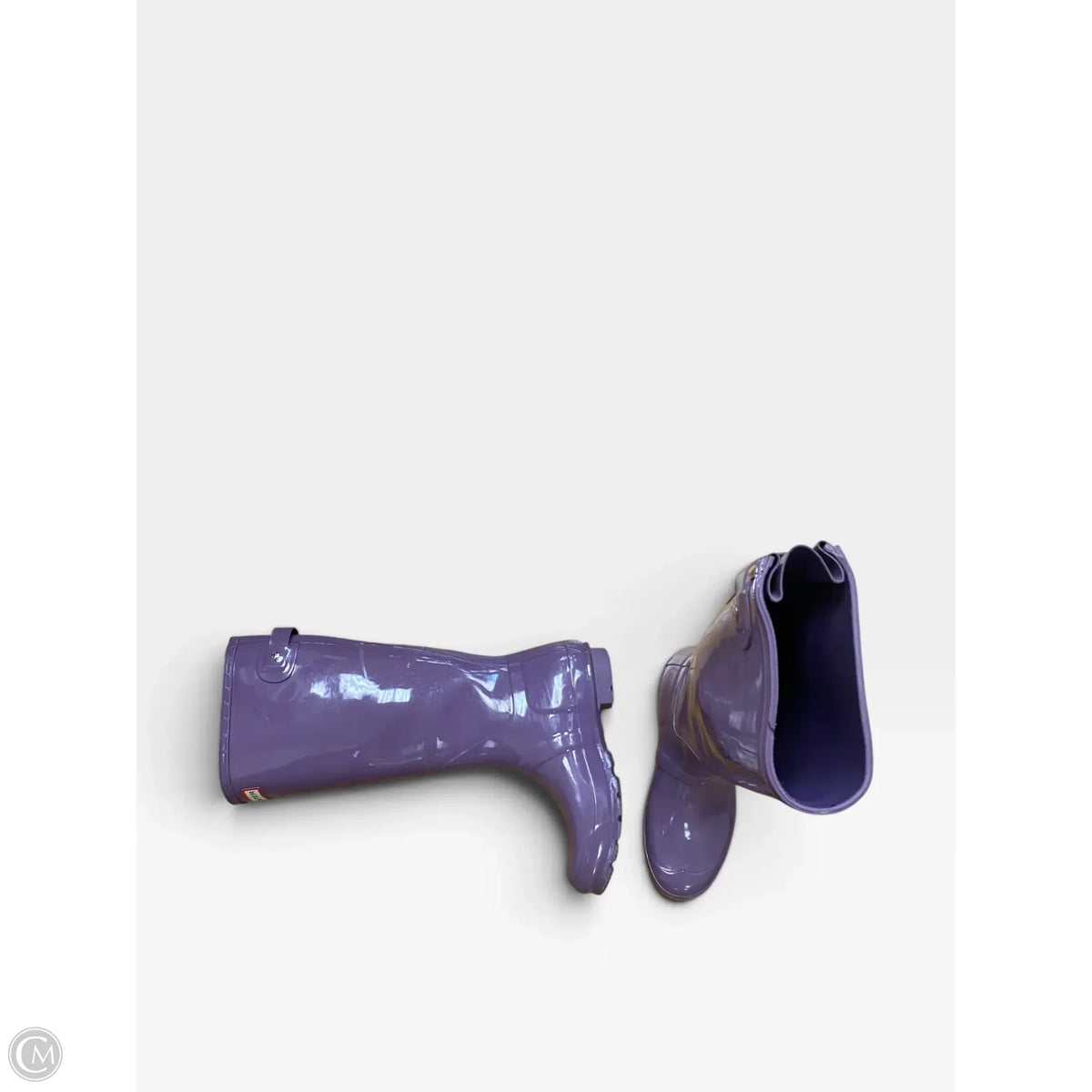 Boots Rain By Hunter In Purple, Size: 7