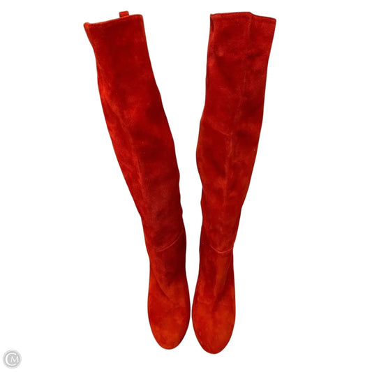 Boots Mid-calf Heels By Sam Edelman In Red, Size: 9