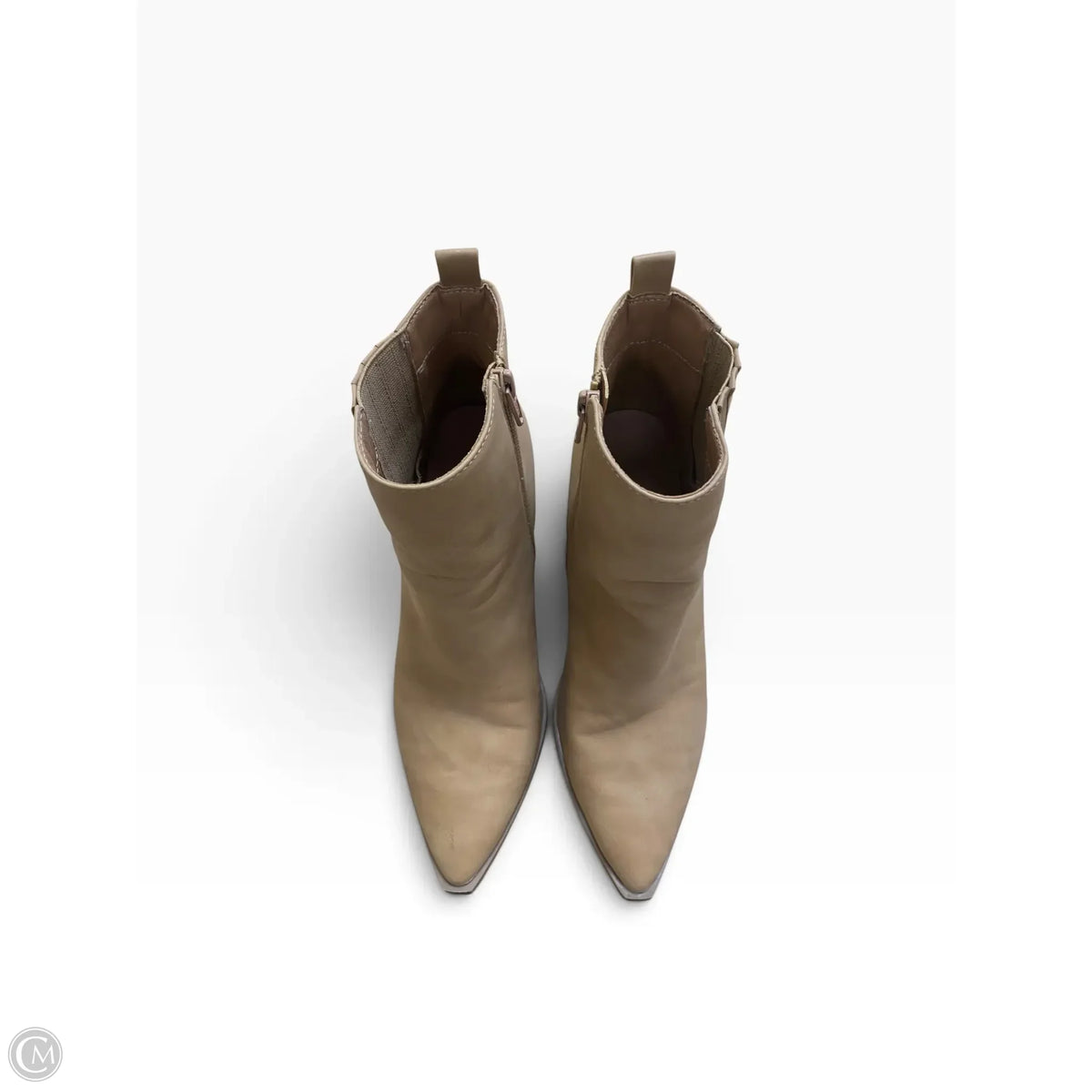 Boots Ankle Heels By Universal Thread In Tan, Size: 9.5