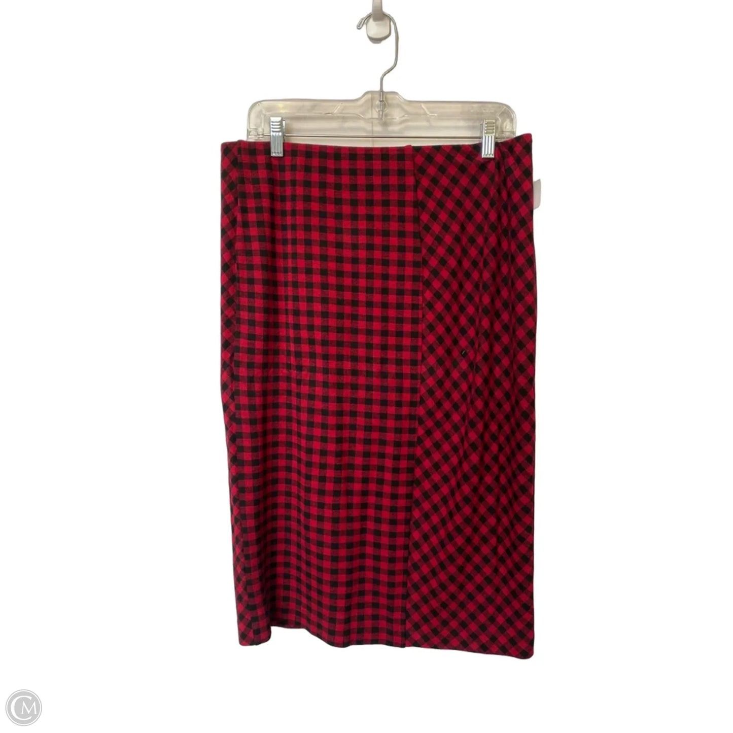 Skirt Maxi By J. Jill In Plaid Pattern, Size: M