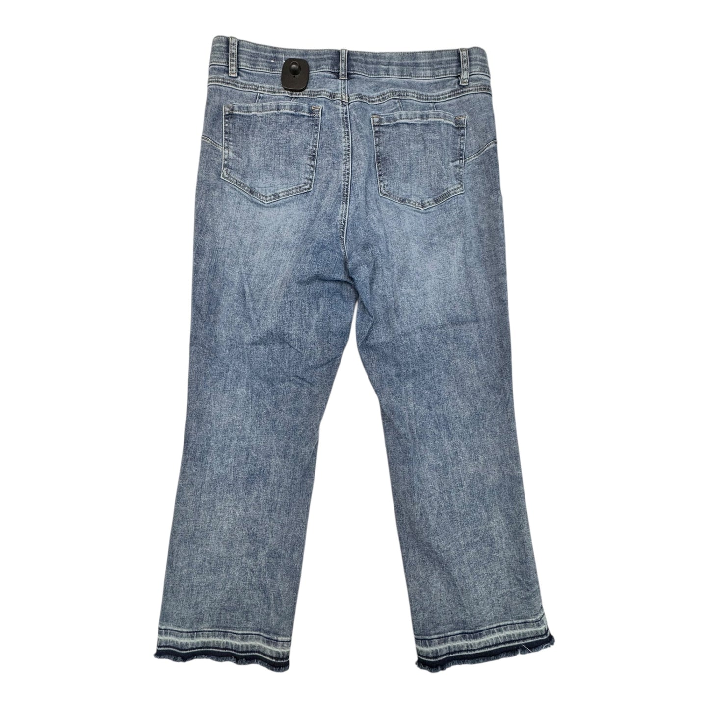 Jeans Wide Leg By Tribal In Blue Denim, Size:12