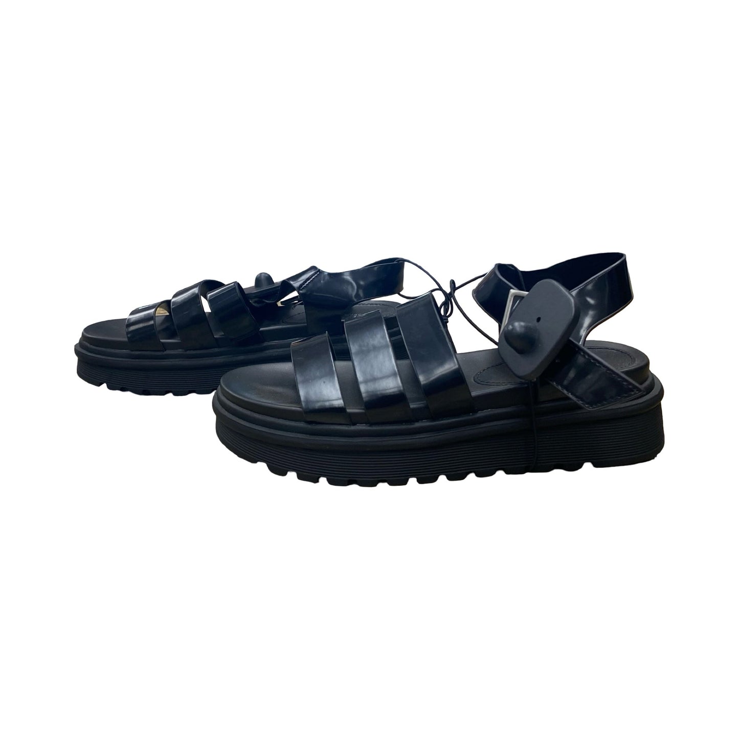 Sandals Heels Platform By Arizona In Black, Size:6.5