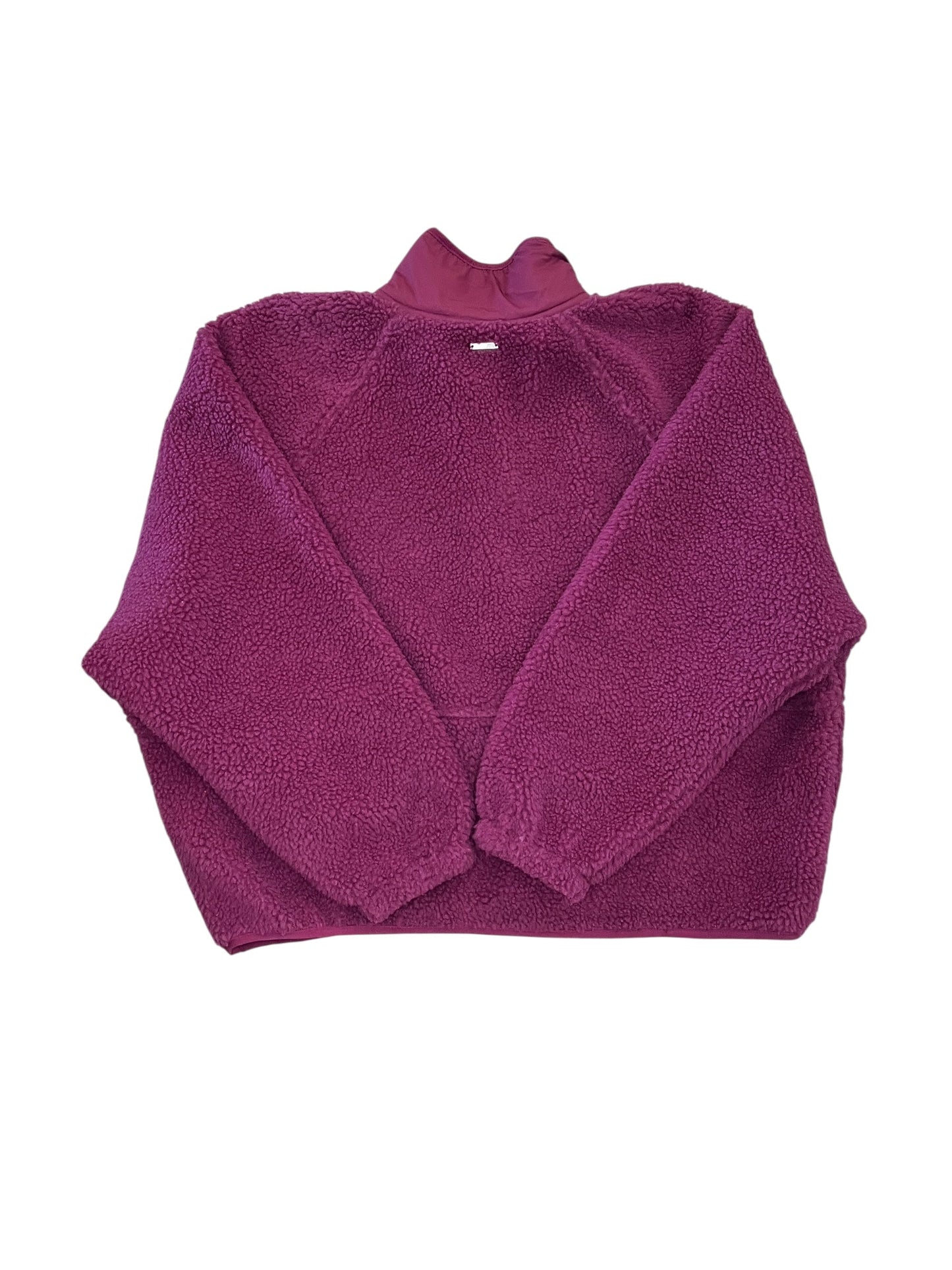 Jacket Faux Fur & Sherpa By Andrew Marc In Purple, Size:Xl