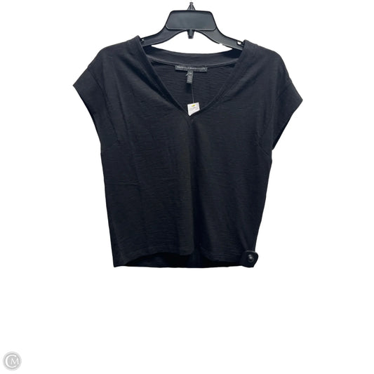 Top Short Sleeve By White House Black Market In Black, Size: Xs