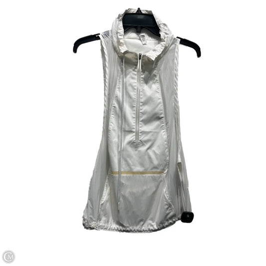 Athletic Jacket By Under Armour In White, Size: M