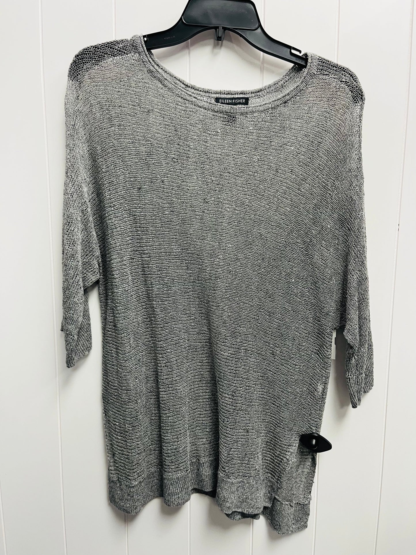 Sweater By Eileen Fisher In Grey, Size: M