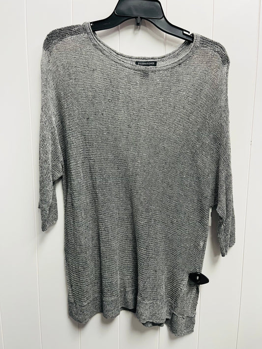Sweater By Eileen Fisher In Grey, Size: M
