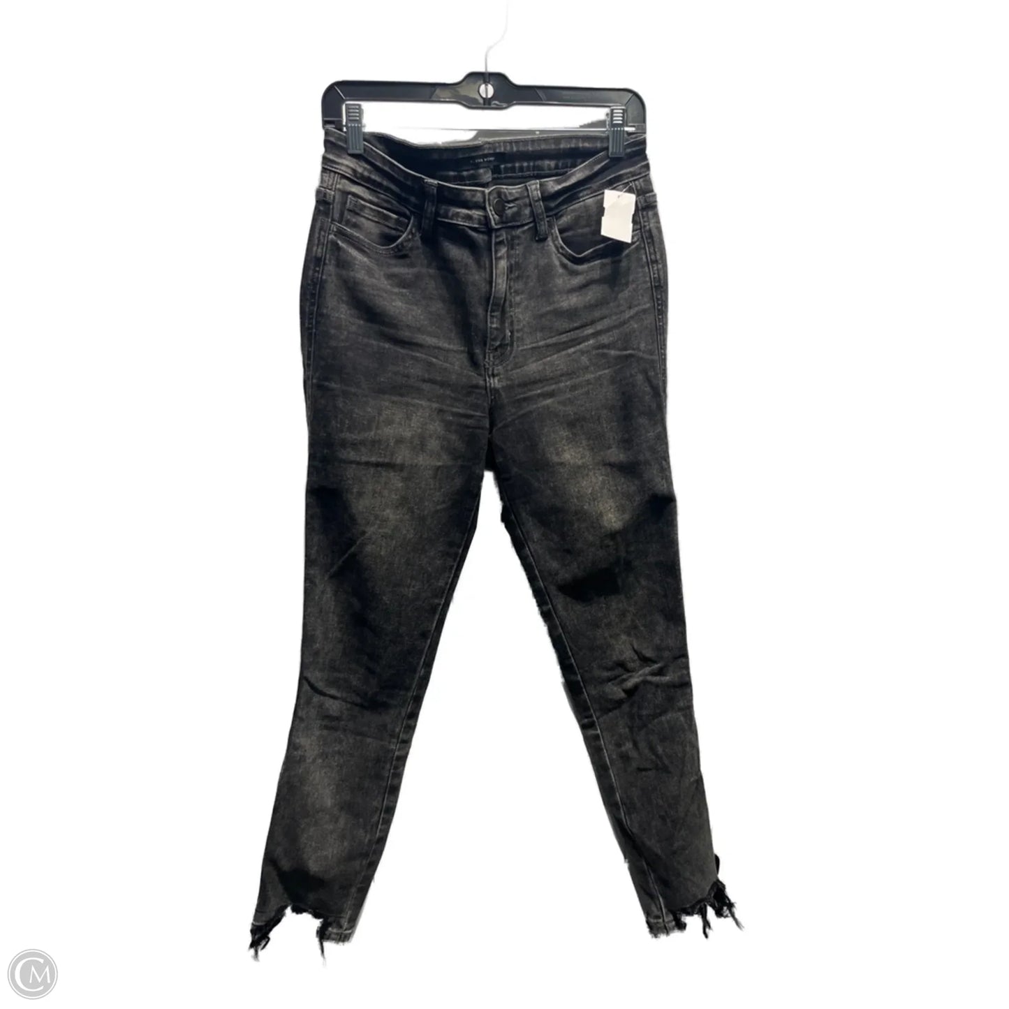 Jeans Skinny By Flying Monkey In Black Denim, Size: 6