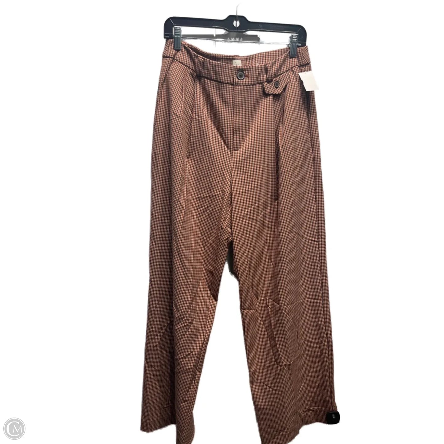 Pants Wide Leg By A New Day In Brown & Orange, Size: 8