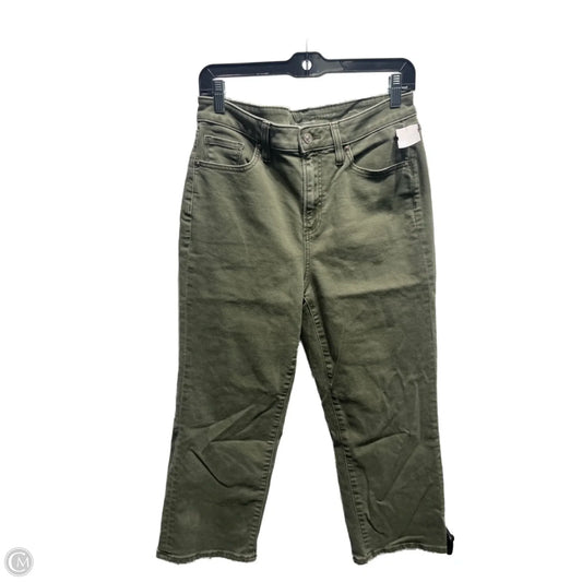 Jeans Cropped By Chicos In Green, Size: M