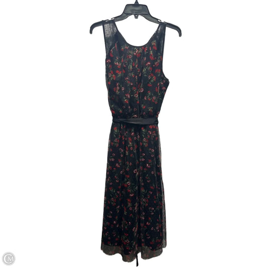 Dress Party Midi By Draper James In Black & Red, Size: L