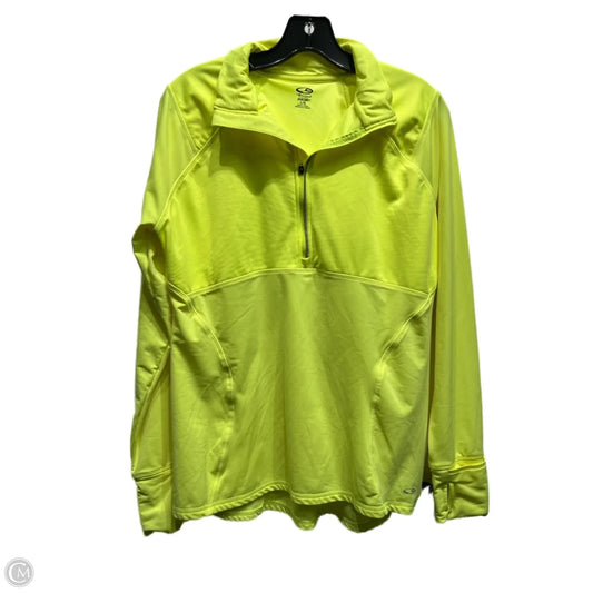 Athletic Jacket By Champion In Ombre Print, Size: L