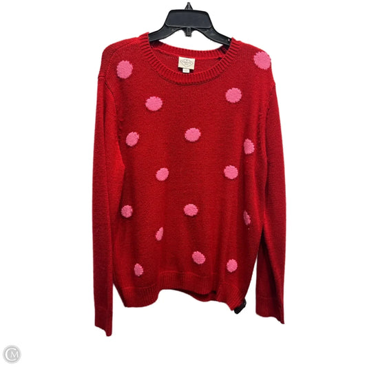 Sweater By St Johns Bay In Red, Size: Xl