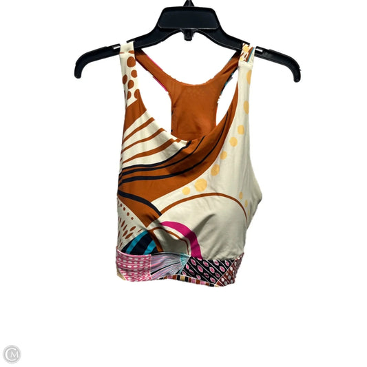 Athletic Bra By Calia In Cream & Pink, Size: Xl
