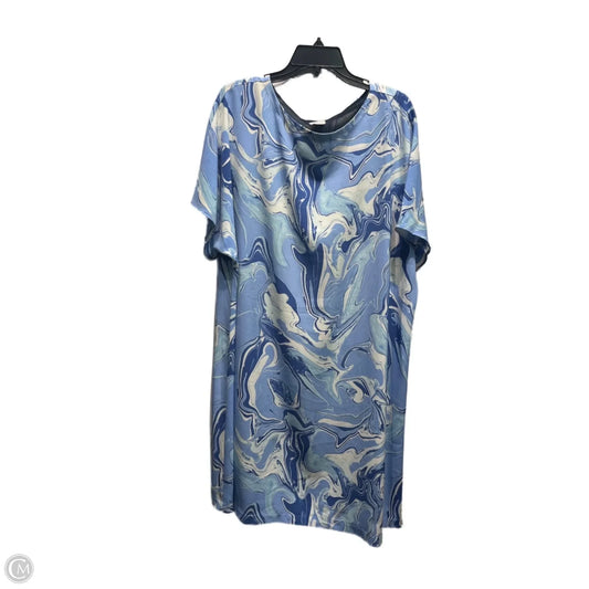 Dress Work By Chicos In Blue & White, Size: M