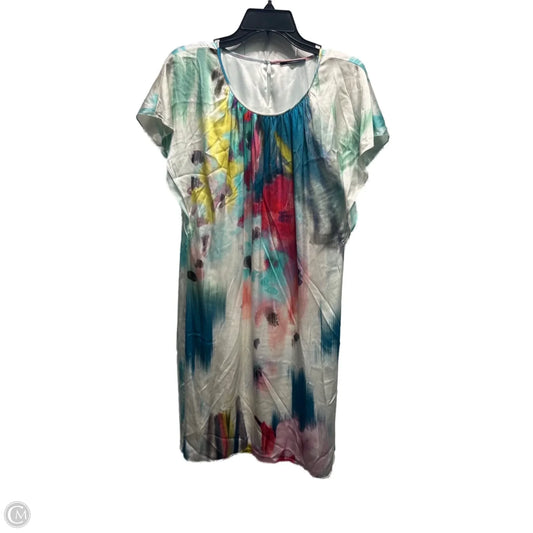 Dress Work By Elie Tahari In Blue & Yellow, Size: M