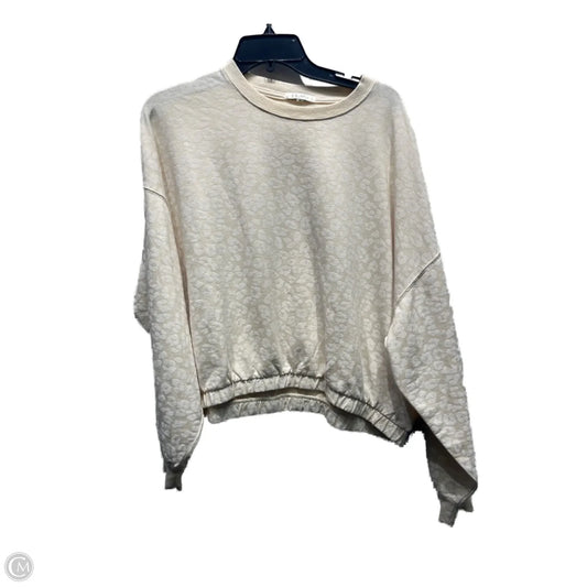 Top Long Sleeve By Z Supply In Cream, Size: M