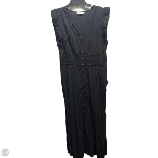 Dress Casual Maxi By Sonoma In Black, Size: Xl