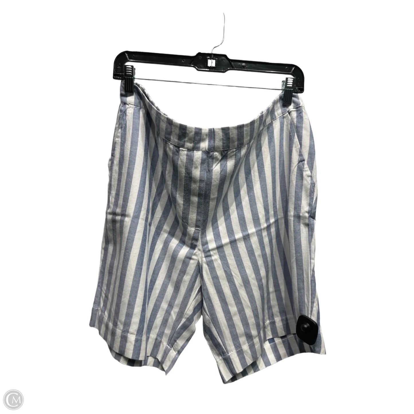 Shorts By Chicos In Blue & White, Size: L
