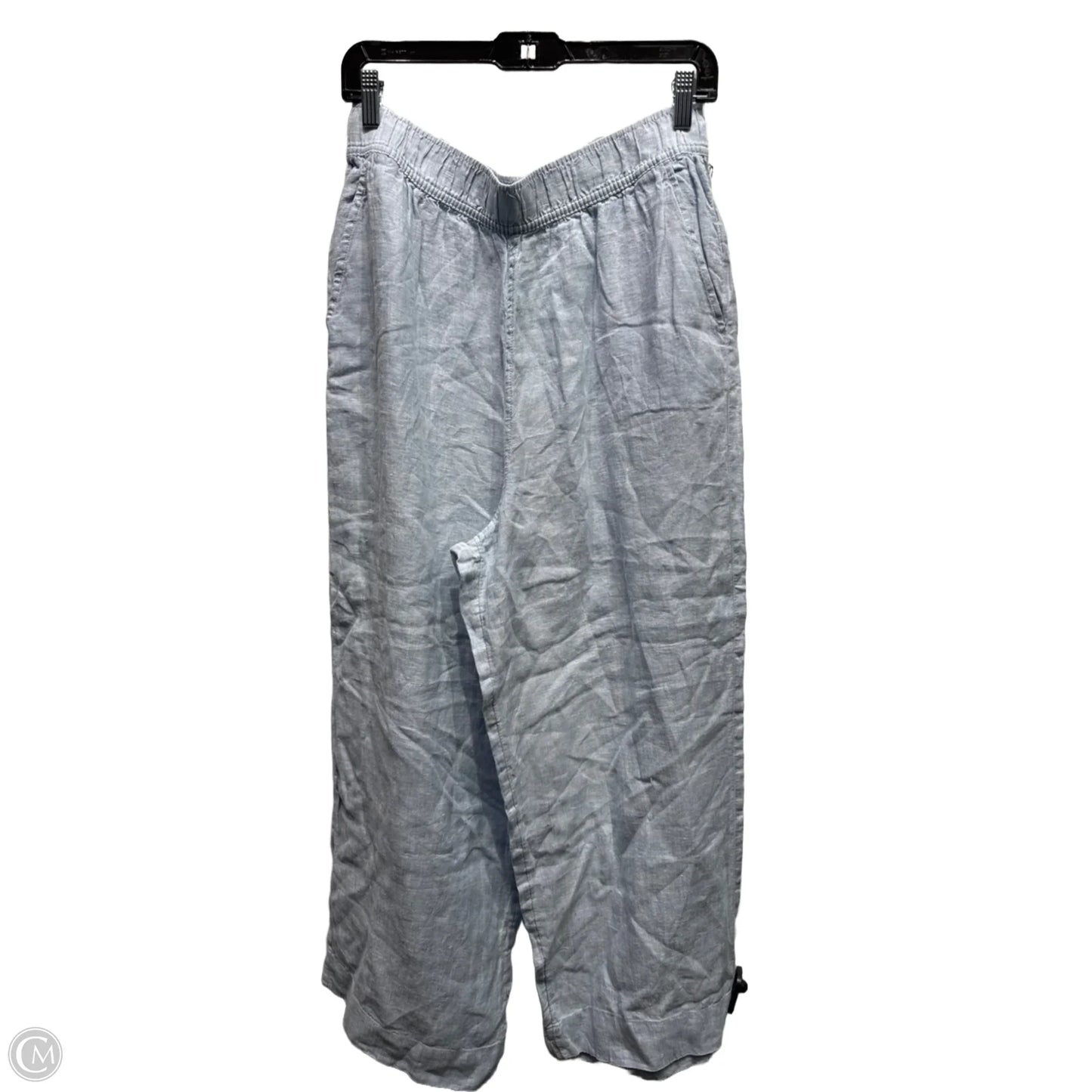 Pants Linen By Tahari By Arthur Levine In Blue, Size: L