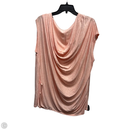 Top Short Sleeve By Lane Bryant In Peach, Size: 22