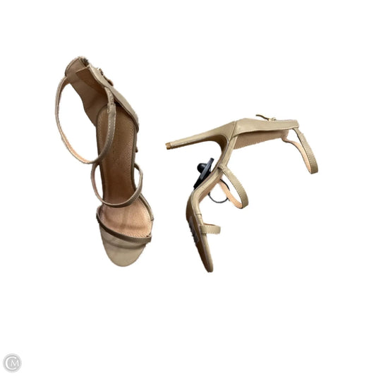 Sandals Heels Stiletto By Venus In Tan, Size: 6