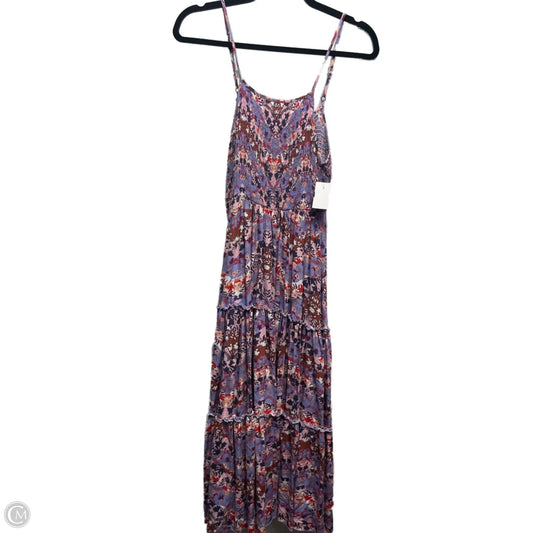 Dress Casual Midi By ABEL THE LABEL In Blue & Red, Size: S