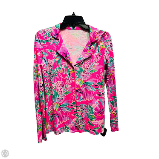 Pajamas Designer By Lilly Pulitzer In Green & Pink, Size: Xxs