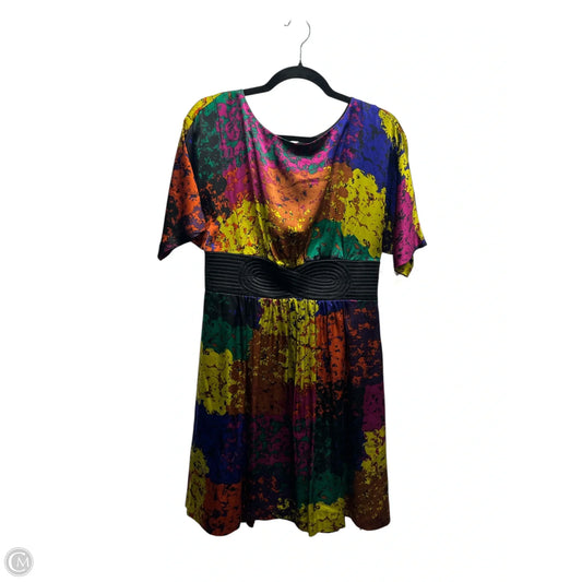 Dress Work By Trina By Trina Turk In Black & Purple, Size: 10