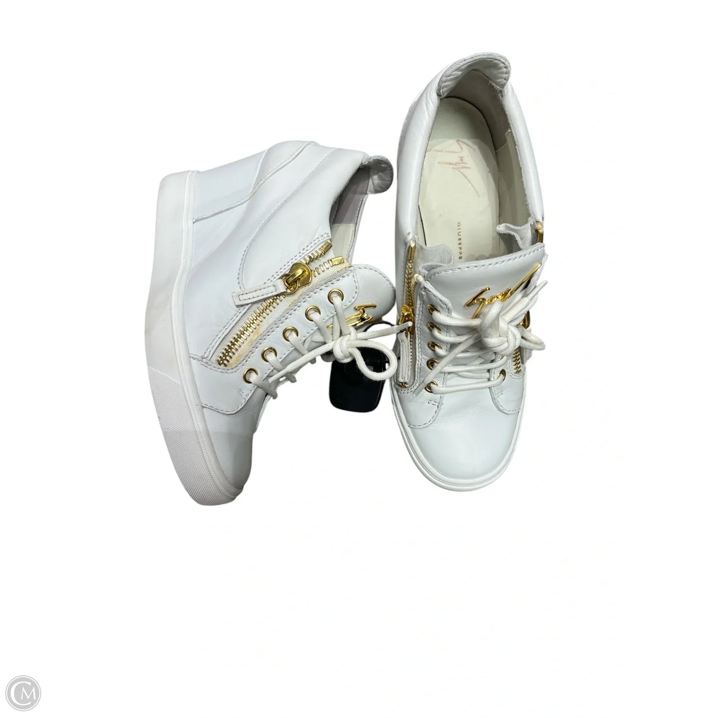 Shoes Designer By Giuseppe Zanotti In White, Size: 8