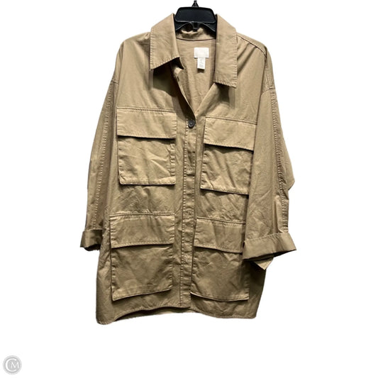 Jacket Utility By H&m In Tan, Size: L