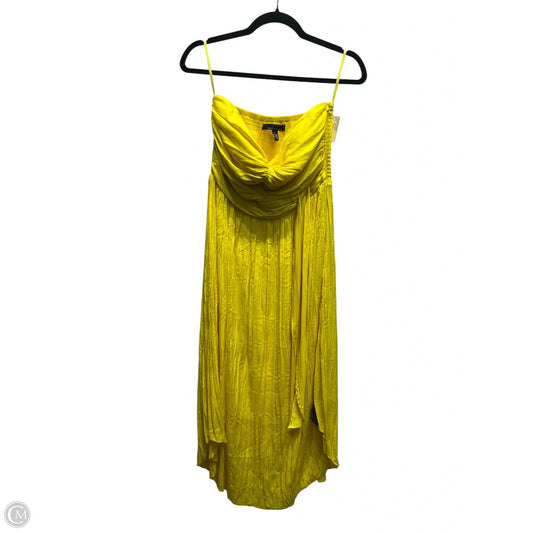 Dress Casual Short By White House Black Market In Yellow, Size: 10