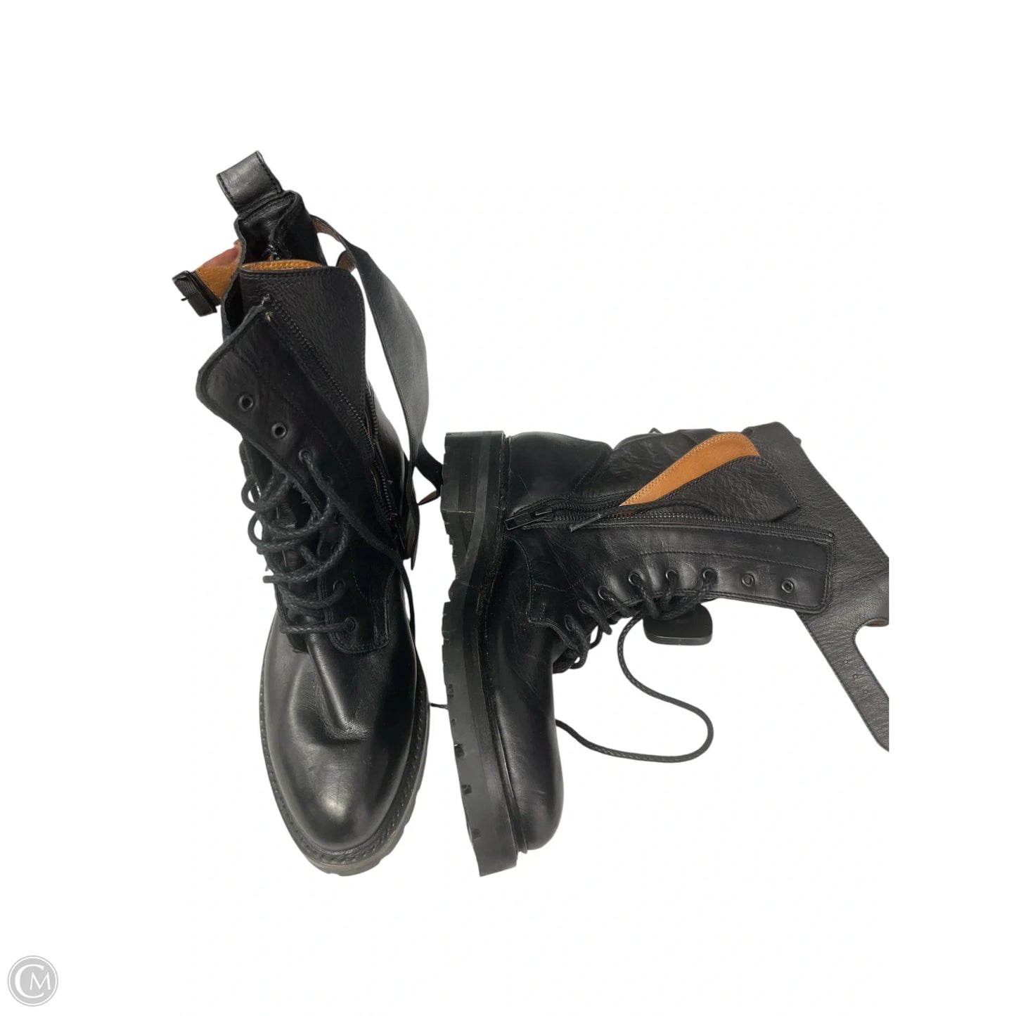 Boots Designer By Frye In Black, Size: 10