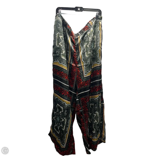 Pants Wide Leg By Ashley Stewart In Black & Green, Size: 22