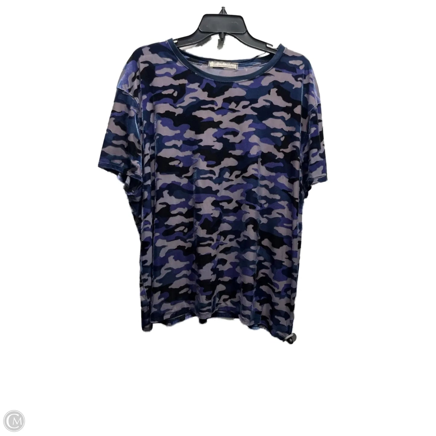 Top Short Sleeve By Free People In Navy, Size: M