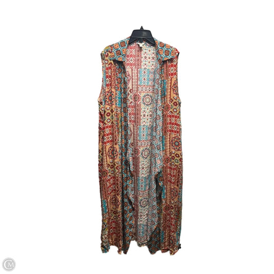 Vest Other By Cato In Brown & Red, Size: 18