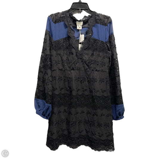 Dress Work By FOXIEDOX In Black & Blue, Size: 10