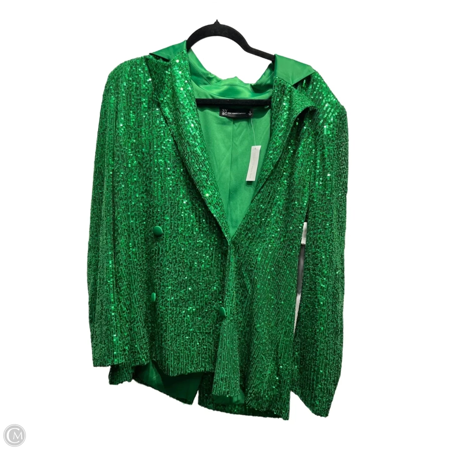 Blazer By New York And Co In Green, Size: L
