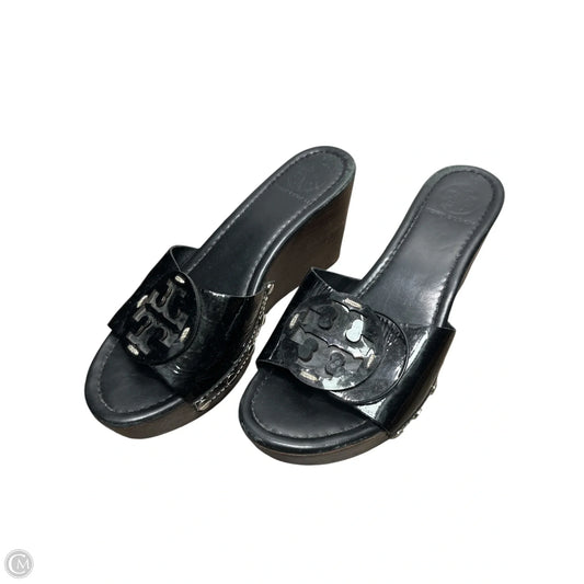 Sandals Designer By Tory Burch In Black, Size: 9