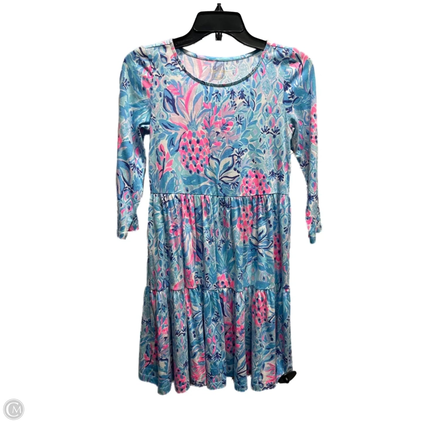 Dress Designer By Lilly Pulitzer In Blue & Pink, Size: Xxs