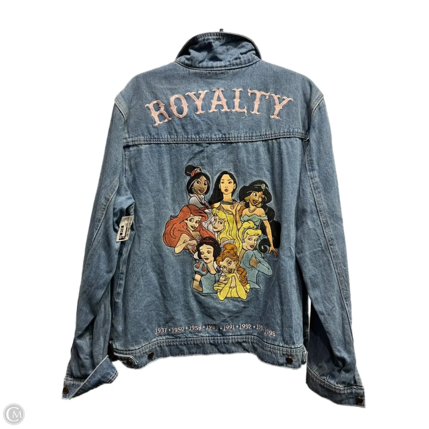 Jacket Denim By Disney Store In Blue Denim, Size: 2x
