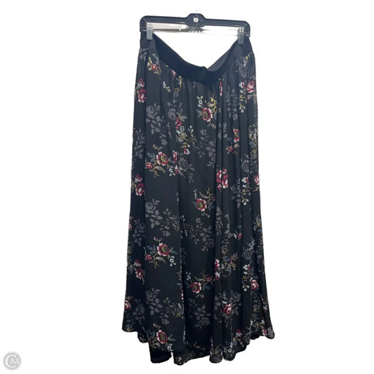 Skirt Maxi By Torrid In Black & Red, Size: 2x