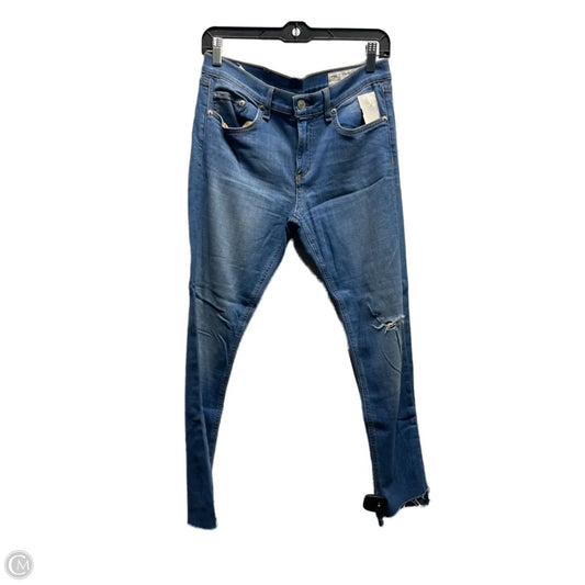 Jeans Skinny By Rag & Bones Jeans In Blue Denim, Size: 6