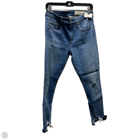 Jeans Skinny By Rag & Bones Jeans In Blue Denim, Size: 8