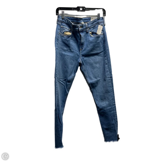 Jeans Skinny By Rag & Bones Jeans In Blue Denim, Size: 8